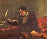 Gustave Courbet Portrait of Charles Baudelaire